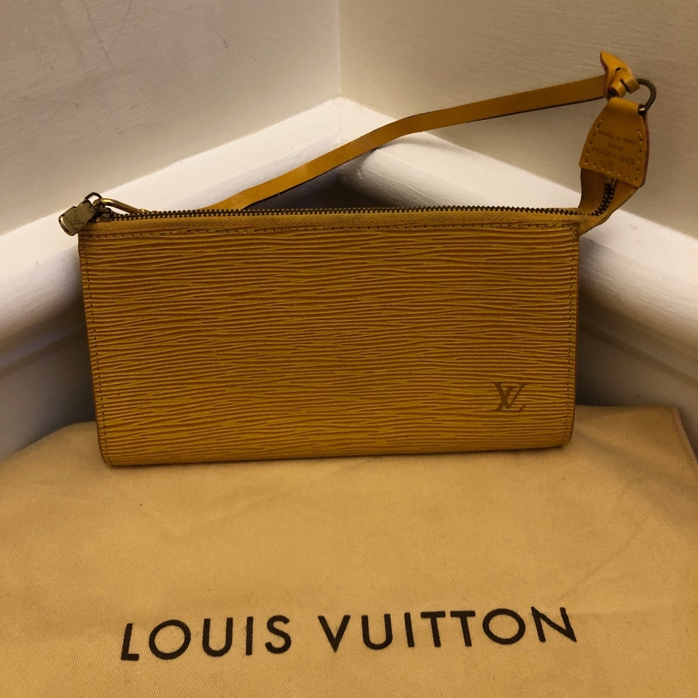 Louis Vuitton Epi Yellow Pochette